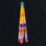 *~* Rainbow Psychodelic Retro Hipster Tie Dye Tie<br><div class="desc">Energetically Enhanced Abstract Psychedelic Retro Hippie Hipster cool neat and fire Hot burning Colors Celestial Super Nova Spiral Swirl Cosmic Universe 60's Boomer design tie dye men's tie. This popular design is a real Classic. It is Fun Cute Cool and Far Out Man :) The colors are good for any...</div>
