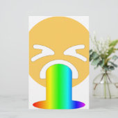 rainbow puke emoji (Standing Front)