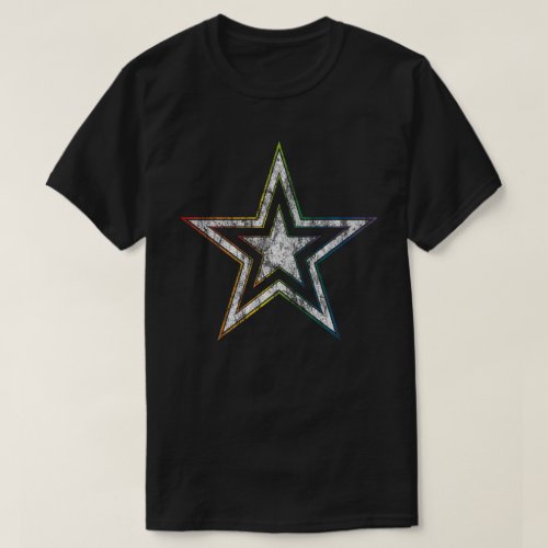 rainbow punk star T_Shirt