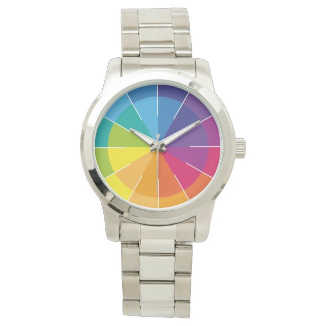 Rainbow Puristic and clear Watch (Front)