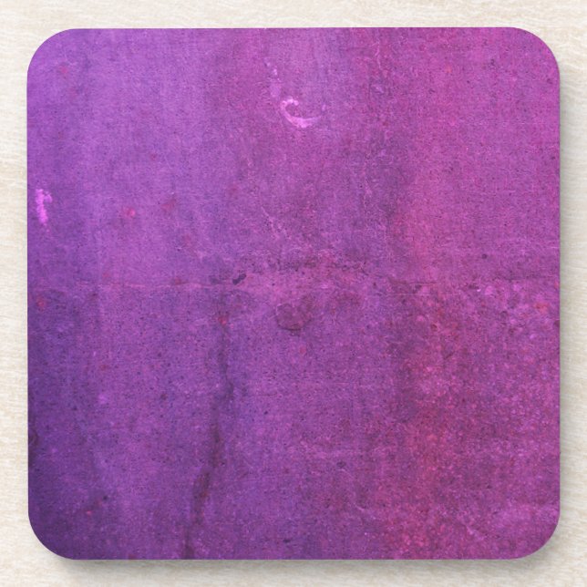 Rainbow Purple Beverage Coaster (Front)