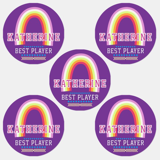 Rainbow Purple Labels (Group)