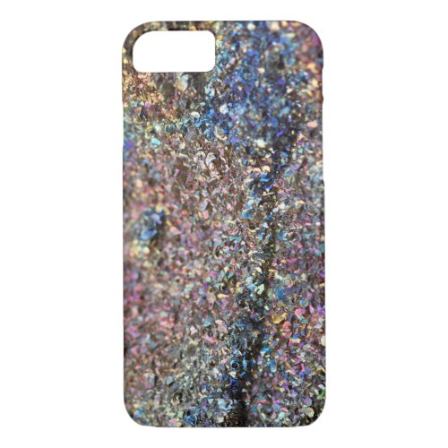 Rainbow Pyrite Crystal Phone Case Druzy Case