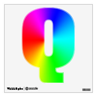 Rainbow Q Wall Decal