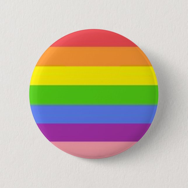 Rainbow Queer Pride Button (Front)