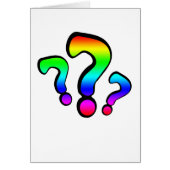 Rainbow Question Marks (Front)
