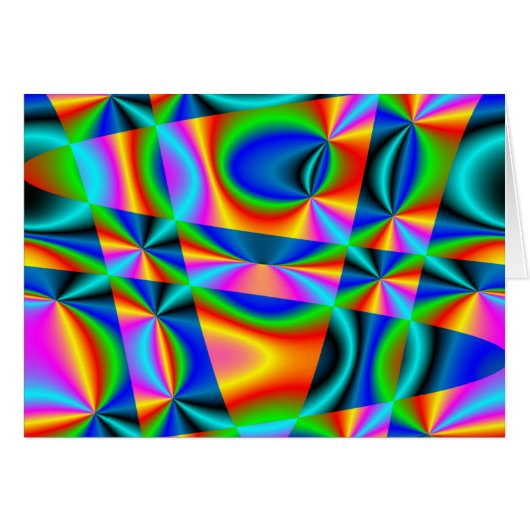 Rainbow quilt ~ Card (Front Horizontal)