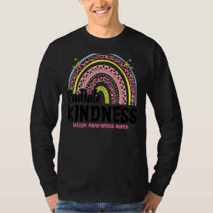 Rainbow Radiate Kindness Autism Awareness Support T-Shirt