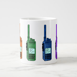Rainbow Radio Giant Coffee Mug