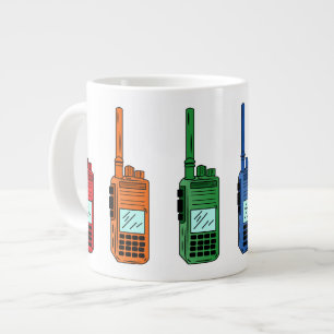 Rainbow Radio Giant Coffee Mug