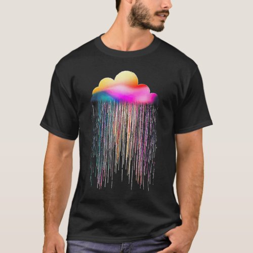 Rainbow Rain Cloud  T_Shirt