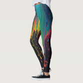 Rainbow Paint Leggings