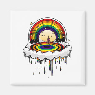 Rainbow Rain Magnet