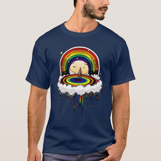 Rainbow Rain T-Shirt (Front)