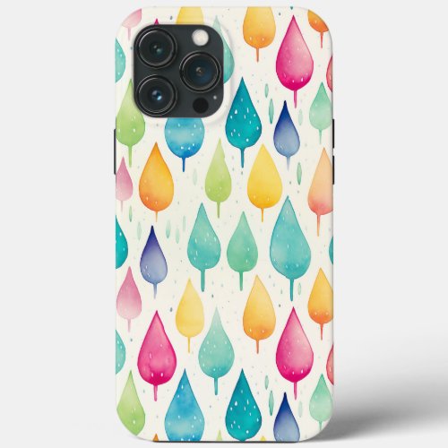 Rainbow Raindrop Phone Case