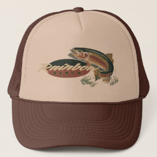 rainbow ranch trucker hat