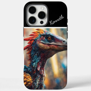 Rainbow Raptor's Gaze iPhone 16 Pro Max Case