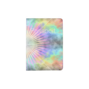 Rainbow Ray Star Burst Horizon Passport Holder