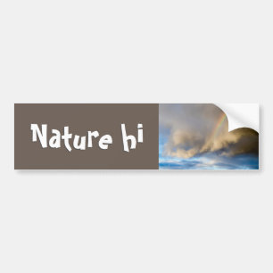 rainbow rebellion bumper sticker