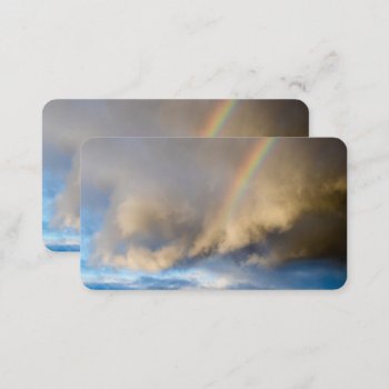Rainbow Rebellion Business Card by blacqbook at Zazzle