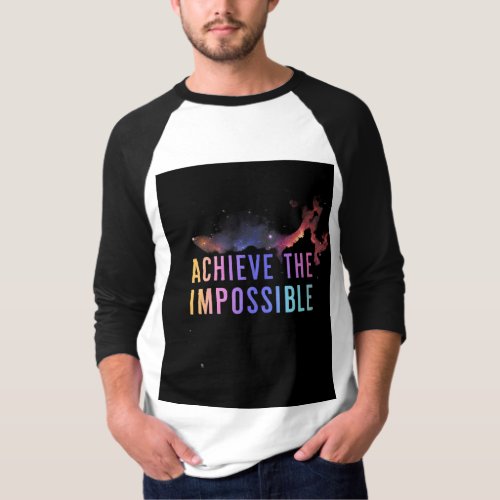 Rainbow Rebellion Impossible is Nothing T_Shirt