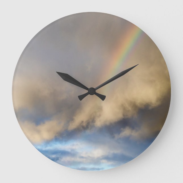 rainbow rebellion large clock (Front)