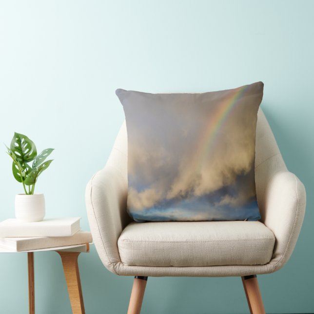 rainbow rebellion throw pillow (Chair)