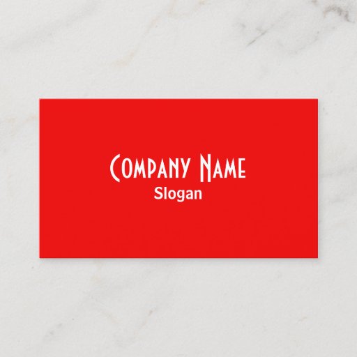 Customizable Rainbow Red Business Card