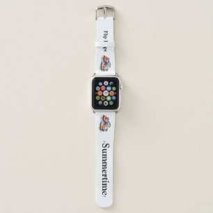 Rainbow Reef Flip Flops, custom Apple Watch Band