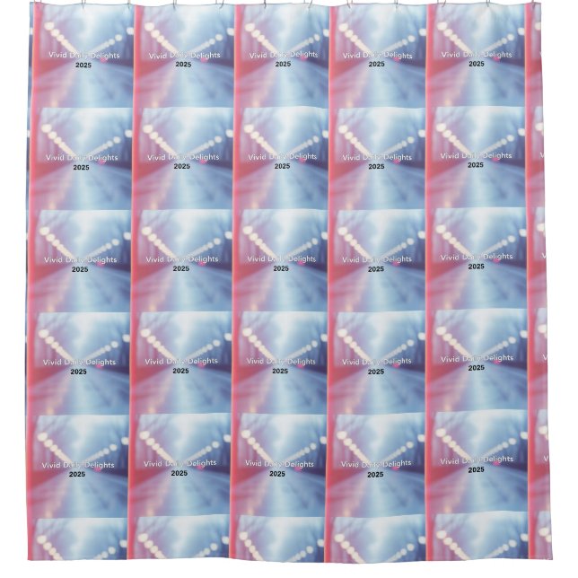 Rainbow Reflections Shower Curtain (Front)