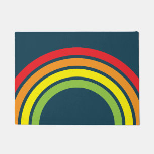 Rainbow Retro Floormat Doormat