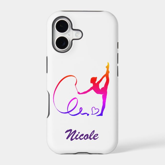 Rainbow Rhythmic Gymnastics Iphone Case (Back)