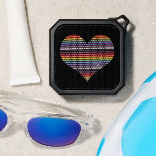 Rainbow Ribbon Cable Heart Bluetooth Speaker