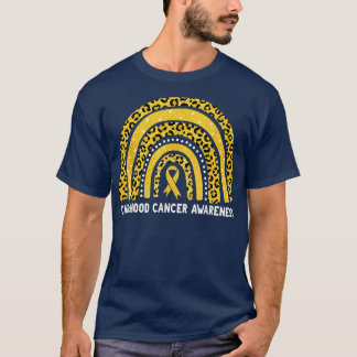 Rainbow Ribbon Childhood Cancer Awareness Costume3 T-Shirt
