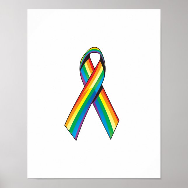 Rainbow Ribbon Poster (Front)