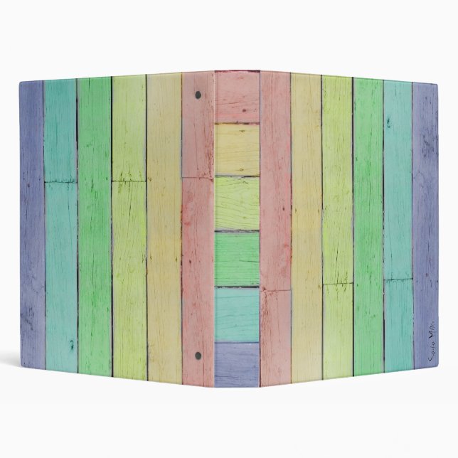 Rainbow Ring Binder! Home, Office or School. Binder (Background)