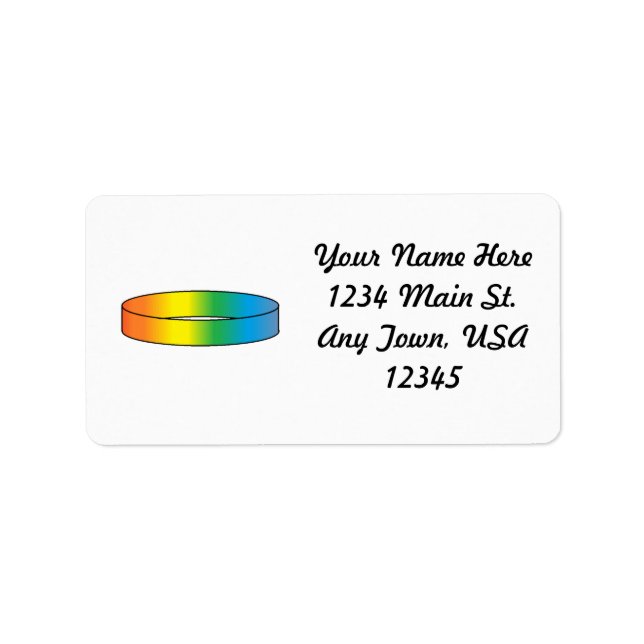 Rainbow RIng Label (Front)