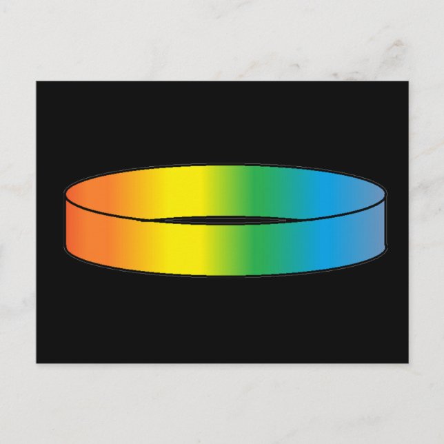 Rainbow Ring Postcard (Front)