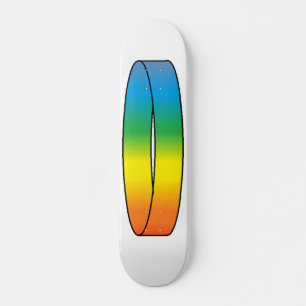 Rainbow Ring Skatedeck Skateboard Deck
