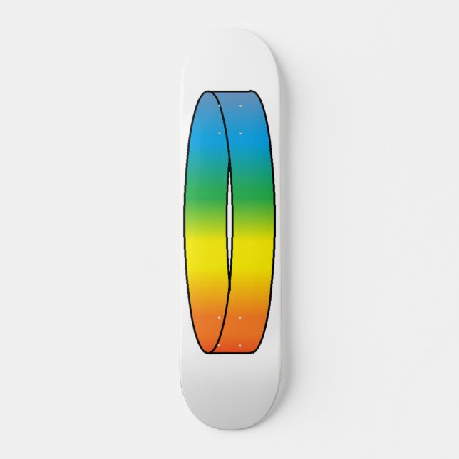 Rainbow Ring Skatedeck Skateboard Deck (Front)