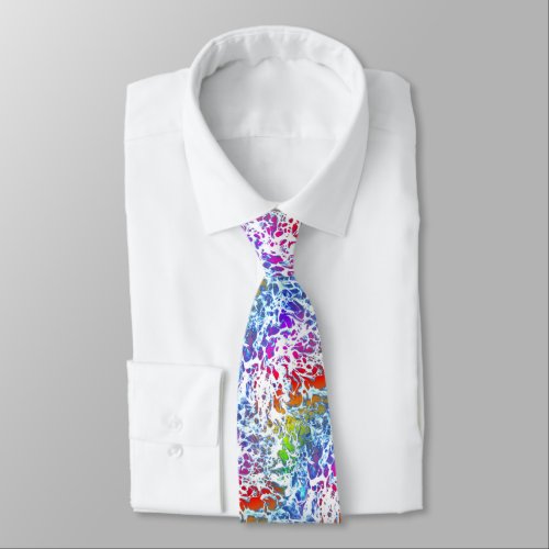 Rainbow Ripple Neck Tie