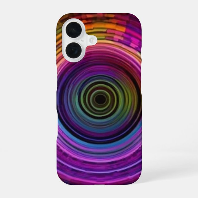 Rainbow ripples iphone case (Back)