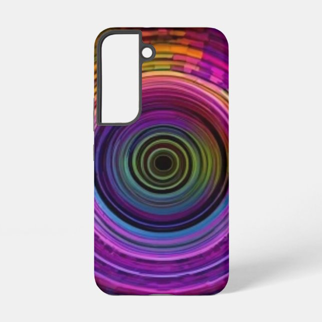 Rainbow ripples samsung galaxy case (Back)