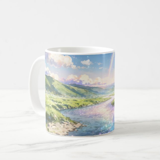 Rainbow River Valley Mug (Front Left)
