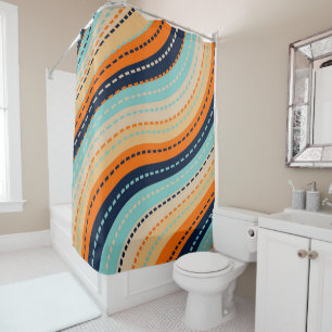 Rainbow Road Shower Curtain