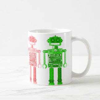 rainbow robots muh coffee mug