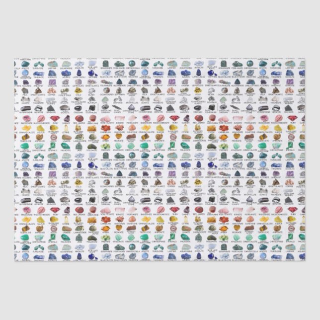 Rainbow Rocks Crystal Collection Gift Tissue Paper (Front)