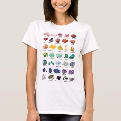 Rainbow Rocks Crystal Collection T_Shirt Womens
