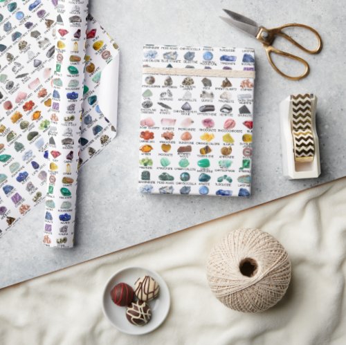 Rainbow Rocks Crystal Collection Wrapping Paper