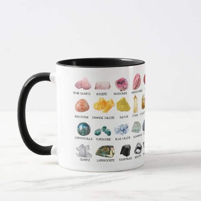 Rainbow Rocks The Crystal Collection Coffee Mug (Left)